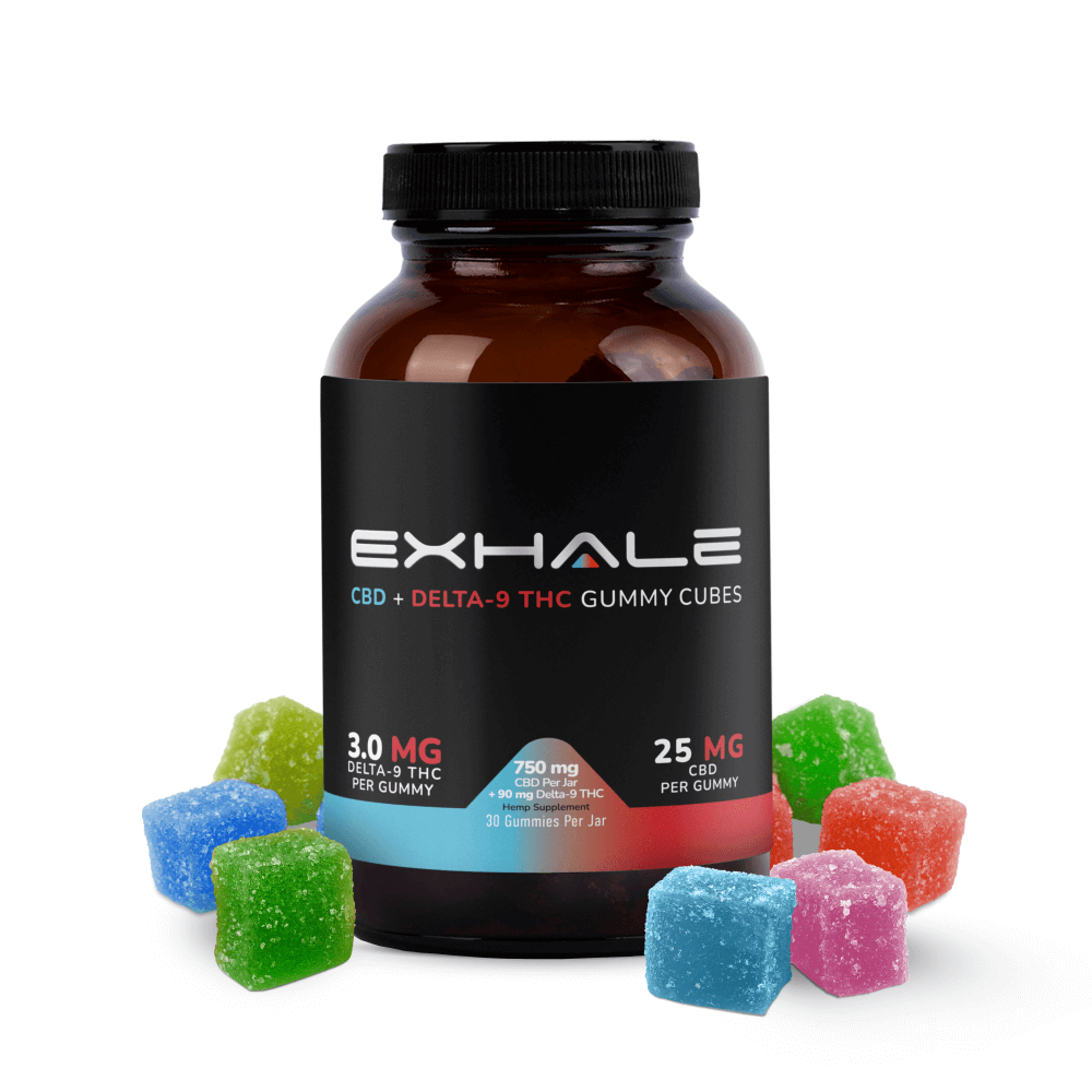 Exhale-Wellness-CBD-THC-Gummies-Cubes.png Exhale Wellness CBD + THC Gummies Cubes - Image 1
