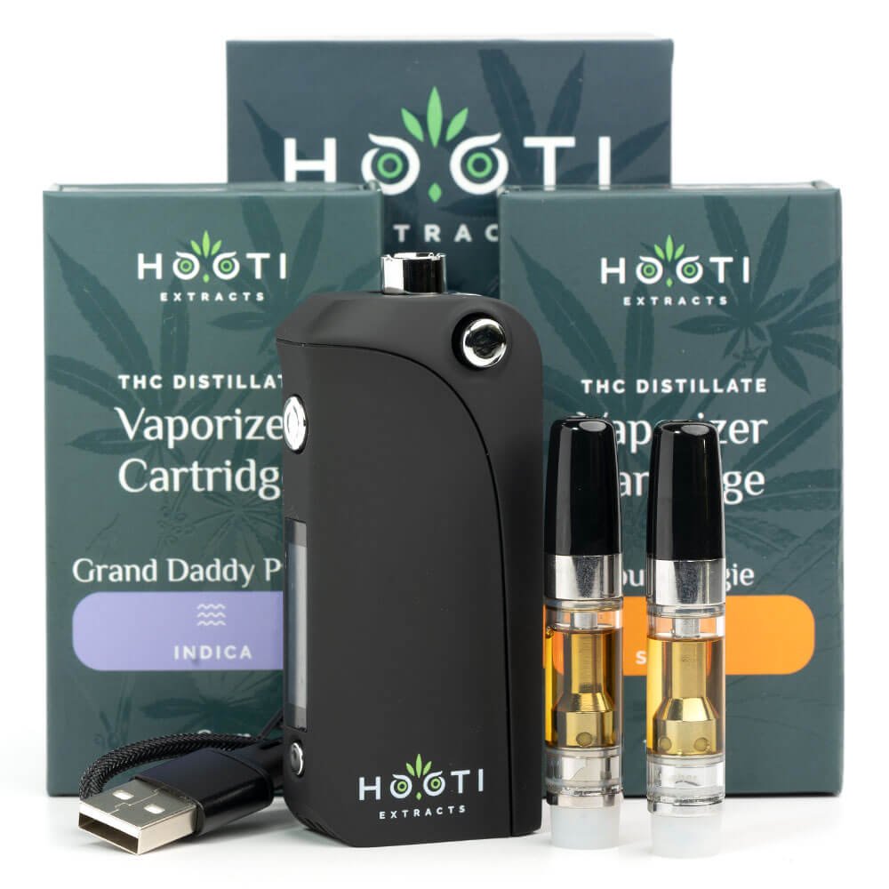 Hooti-Vape-Starter-Kit2021-3.jpg Hooti Extracts – Distillate Vaporizer Pen Starter Kit - Image 1