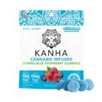 Kanha Gummies Blue Raspberry – Hybrid (100mg)