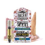 Tre House Live Resin Delta 8 Ice Cream Cake 1g Carts